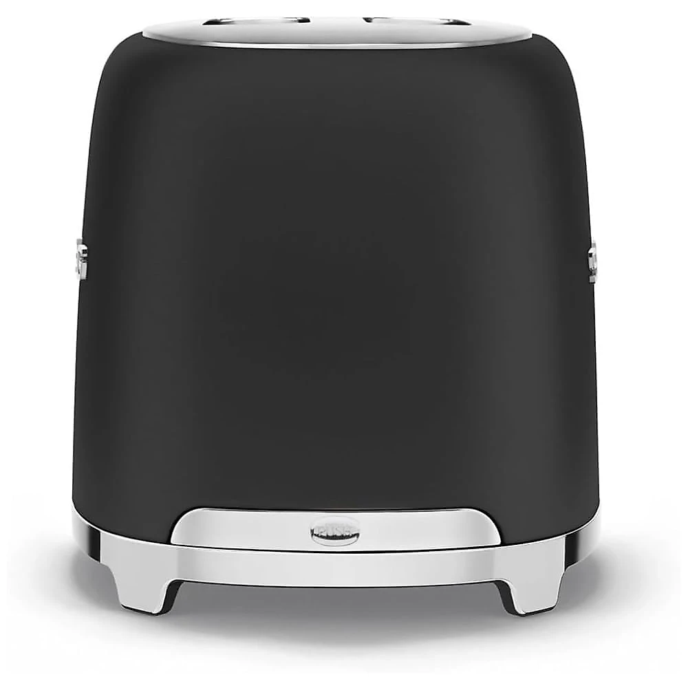Torradeira SMEG 2 Fatias com 6 Configurações e Função de Descongelamento - Preta Fosca