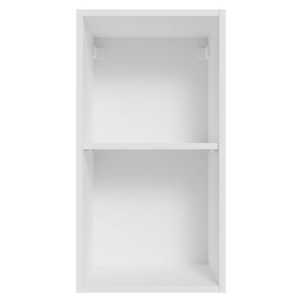 Armário aéreo para quarto 35 cm 1 porta branco neo madesa