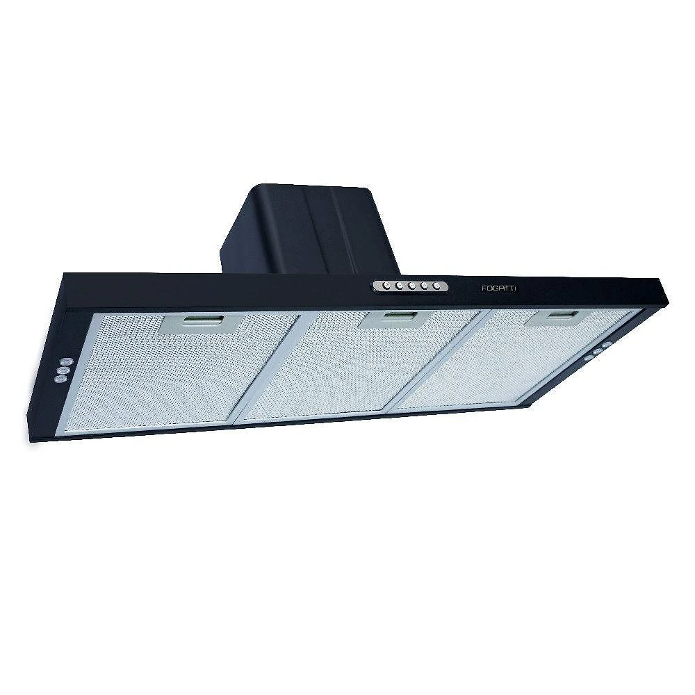Depurador Compact New Embutir Inox 90 Cm Fogatti Preto 110v