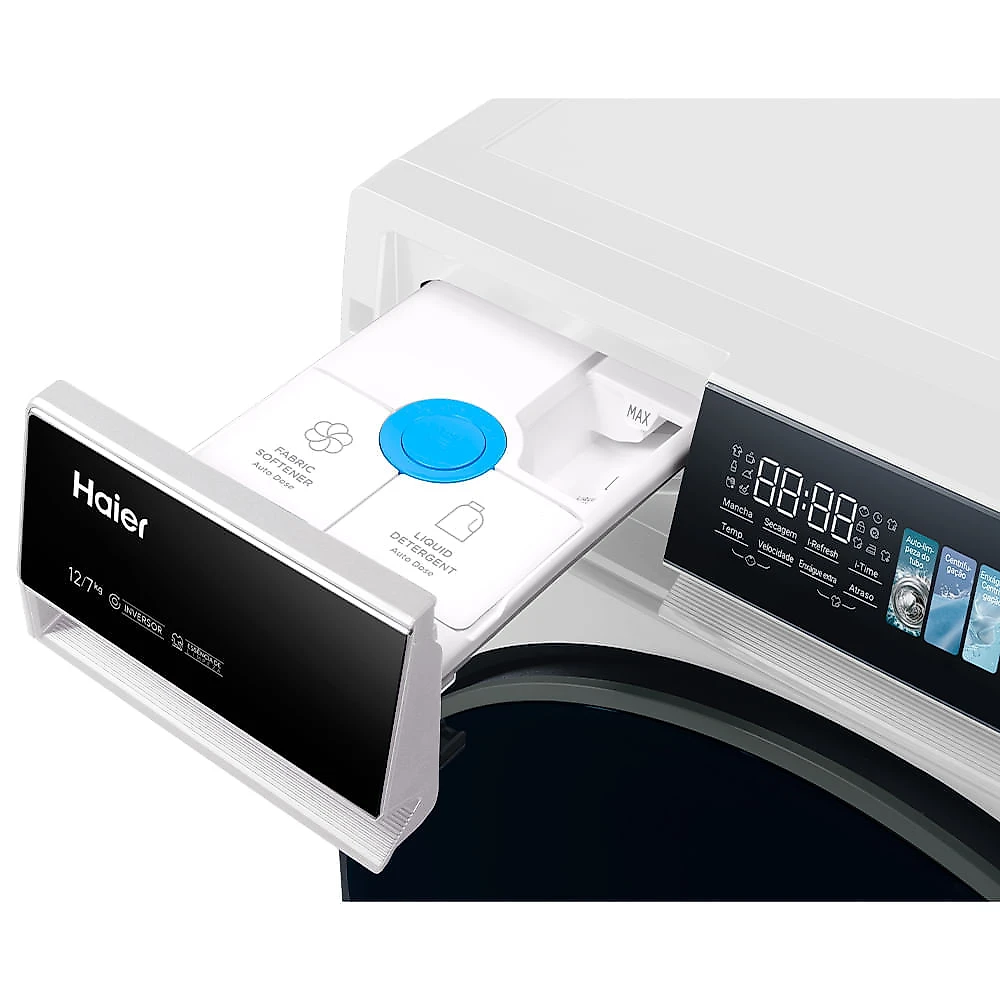 Lava & Seca 11 Kg Haier X-Series X5 Branca com Capacidade de Secagem 7 Kg e Essence Wash - HWD110-BP12357W 110