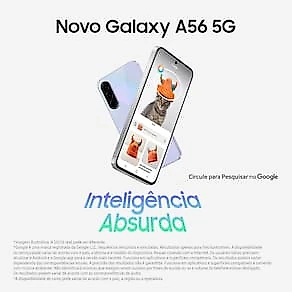Celular Samsung Galaxy A56 Tela Super AMOLED 6.7" 128GB 5G 50MP Preto