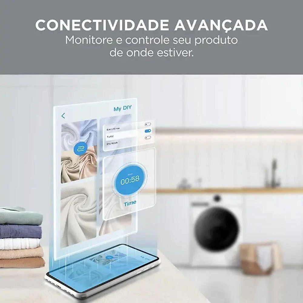 Lava E Seca Midea 11Kg MF201D110WB/WK Branco 110V