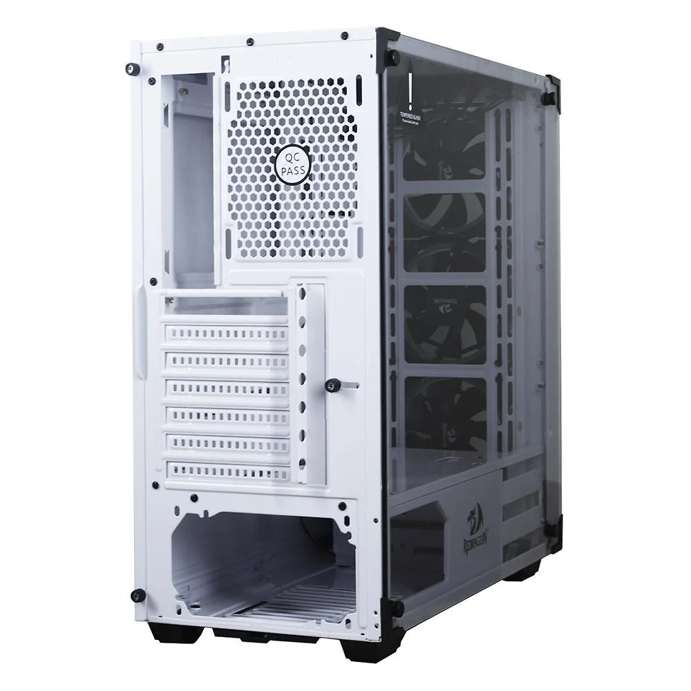 Miniatura Gabinete Gamer Redragon Wheeljack Branco Vidro S/Fan Gc-606W