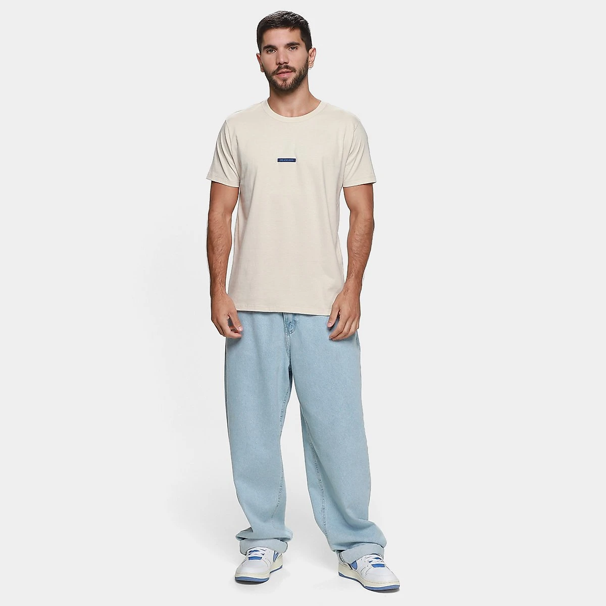 Camiseta Ecko Unltd Casual Masculina Bege - G