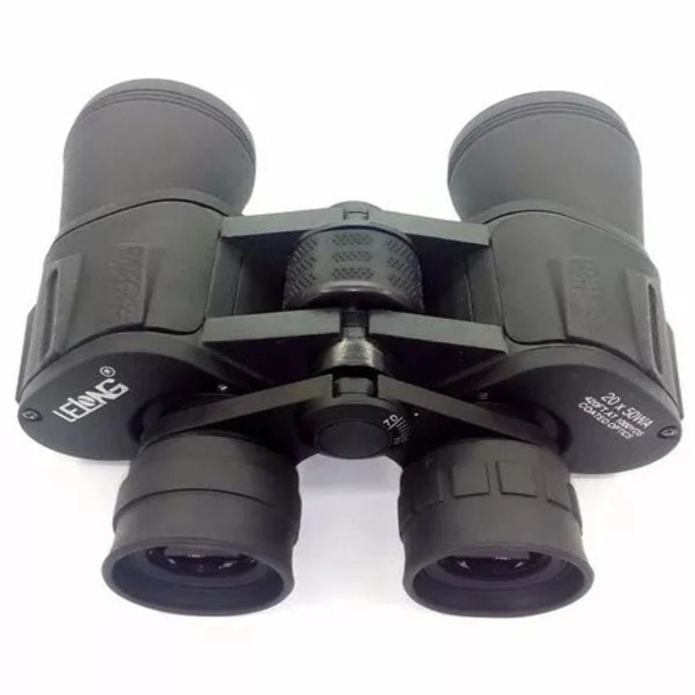 Binóculo 20x50 de Longo Alcance 1000m com Estojo Foco Central Lelong