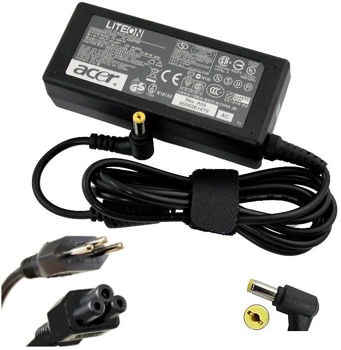 Miniatura Carregador Notebook Acer Original 19V 3.42A 65W