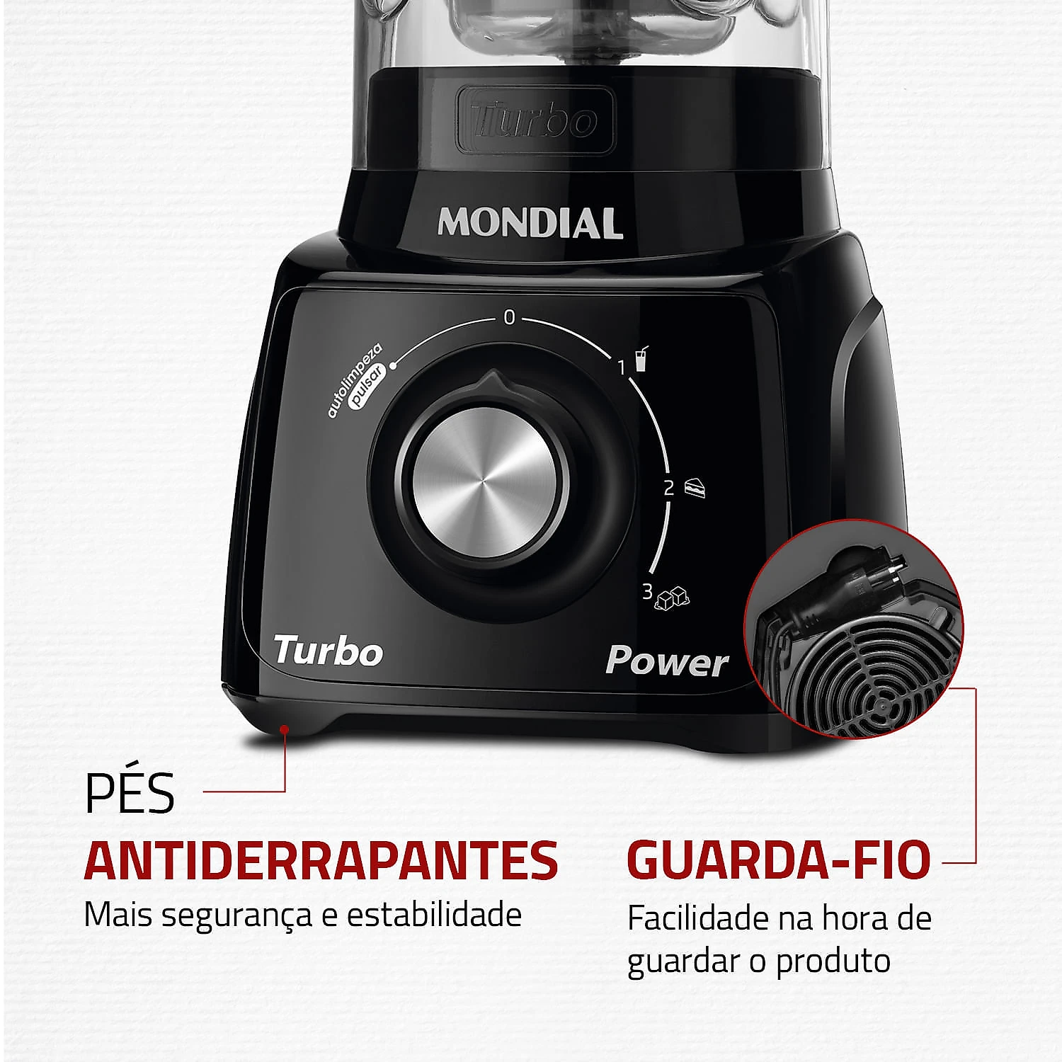 Liquidificador Mondial Turbo Power L-99-FB 127V