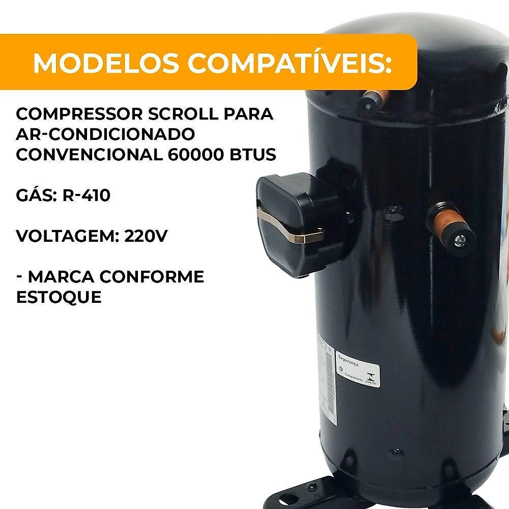 Compressor Scroll 60.000 Btus R410 220v