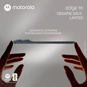 Miniatura Smartphone Motorola Edge 70 6.7” 256GB 5G Câmera Dupla 50MP Gadget Gray Gadget Gray