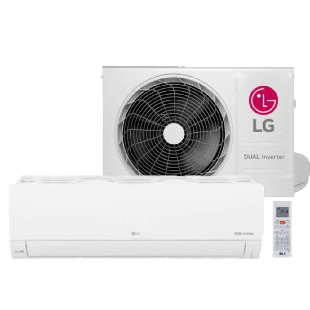 Ar condicionado lg dual inverter voice +ai 9.000 btu  frio 220v - s3-q09aa31a