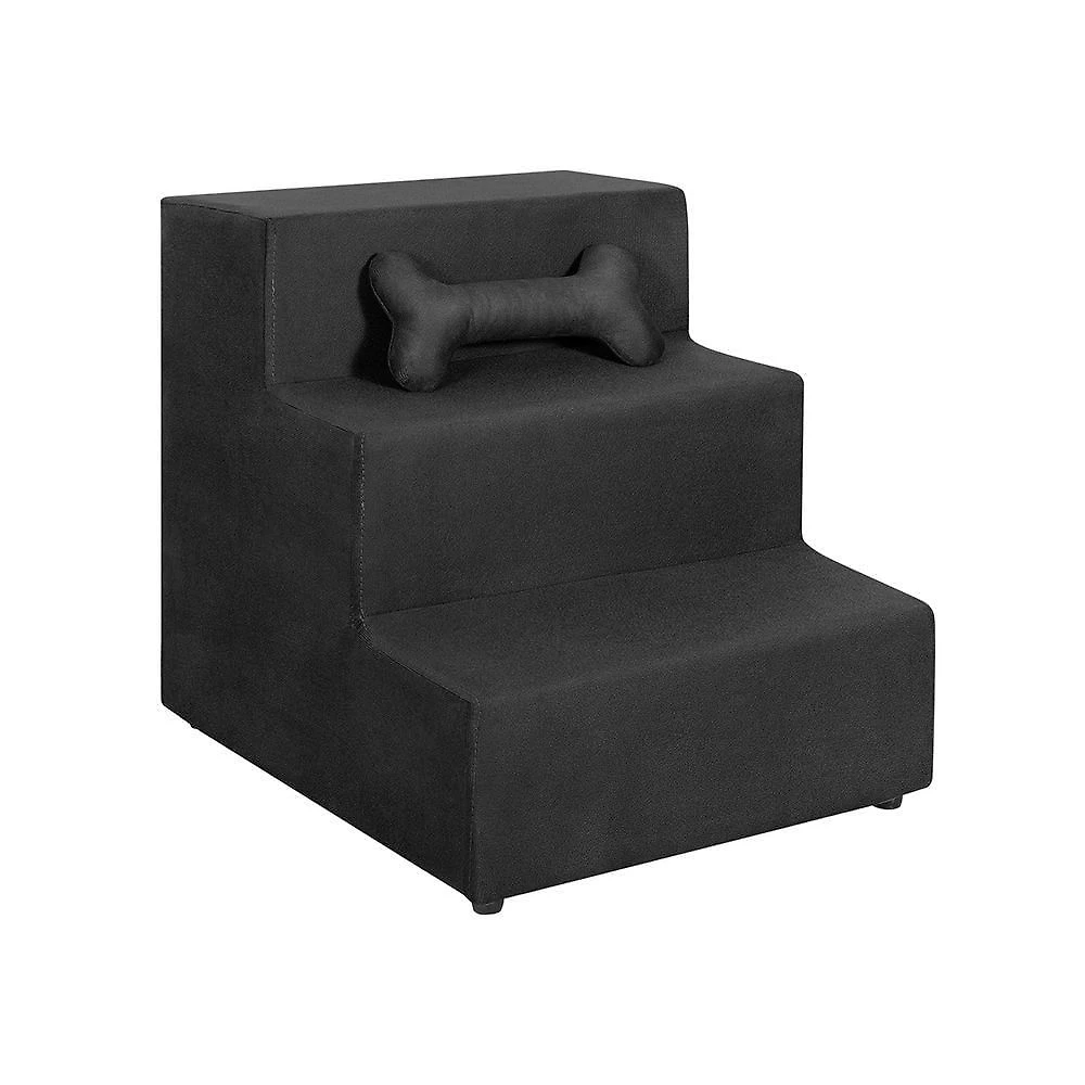 Escada para Pet SMF Decor Escadinha 3 Degraus Cães e Gatos Azul Marinho 1 un