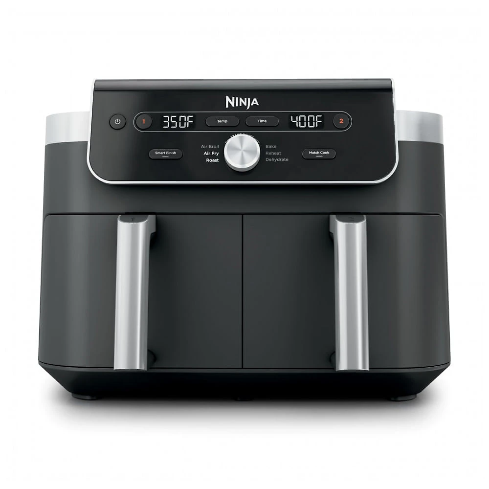 Air Fryer Ninja DualZone DZ901 2 Cubas 9,5 L 6 em 1 para Cozinhar dois Alimentos ao Mesmo Tempo