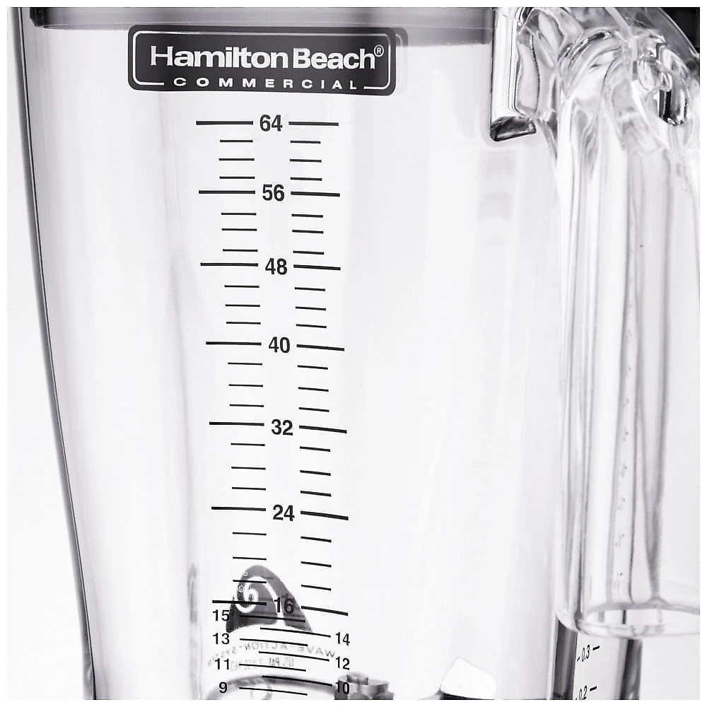 Jarra Liquidificador Hamilton Beach 6126‑650R Transparente Policarbonato 1,9 Litro com Tampa e Lâmina