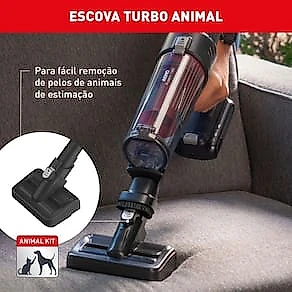 Aspirador de Pó Vertical Sem Fio Arno X-PERT 7.60 RH6A 2 em 1 140W LED Autonomia 45 Minutos Bivolt