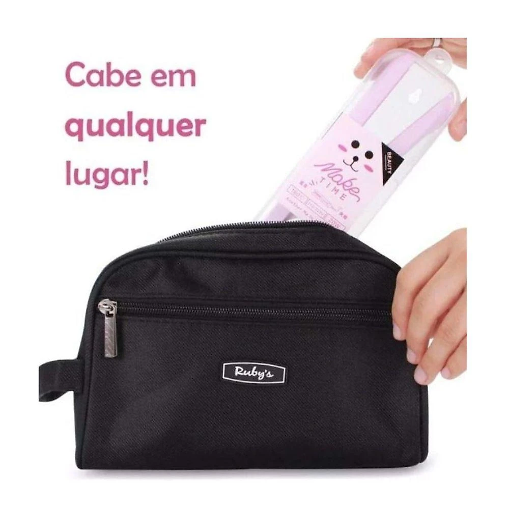Mini Chapinha Portatil Ceramic Pro Placas de Turmalina 220 graus C Tecnologia Ionica Cabelo