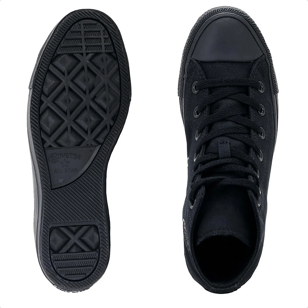 Tênis Converse Chuck Taylor All Star Monochrome Canvas Unissex Preto / Preto - 33