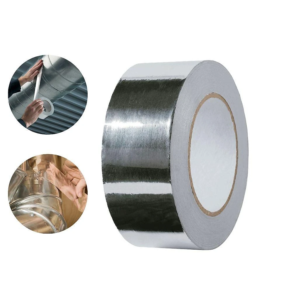 Fita Adesiva Aluminio Puro 25mm X 30 Metros