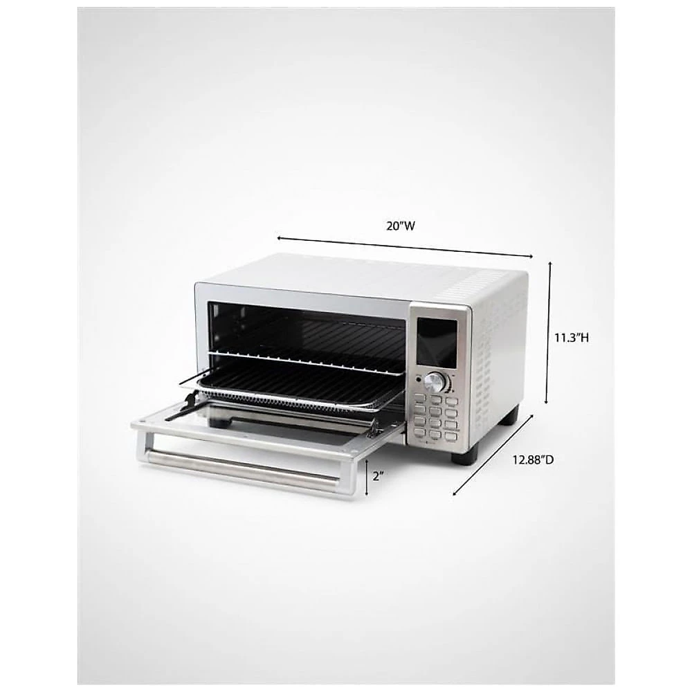 Forno Elétrico Nuwave Bravo XL Pro 30L Inox Air Fryer Convecção 100 Presets Sonda Digital 110V