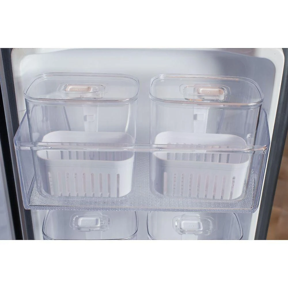 Organizador De Temperos Com Cesto Clear 1,5l 10x14,5x15cm