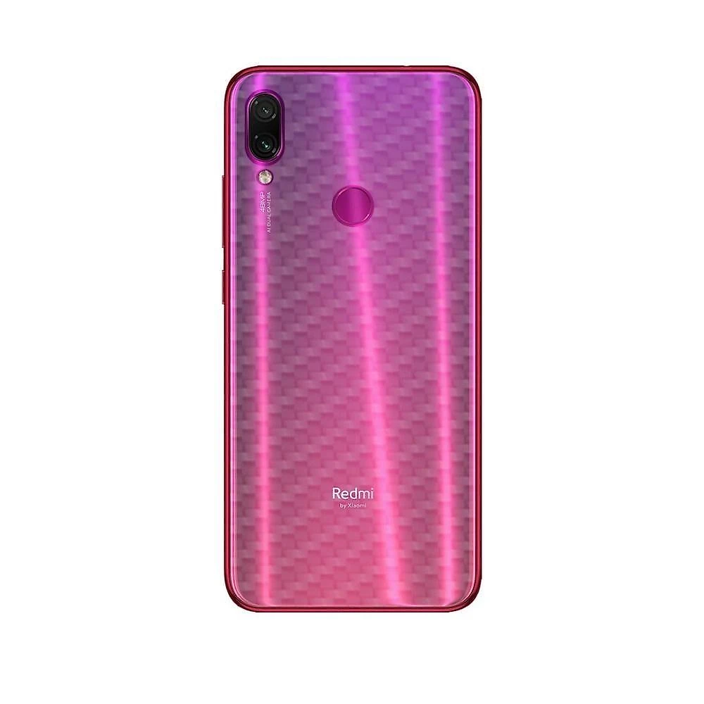 Película Traseira De Fibra De Carbono Transparente Para Xiaomi Redmi Note 7 - Gorila Shield