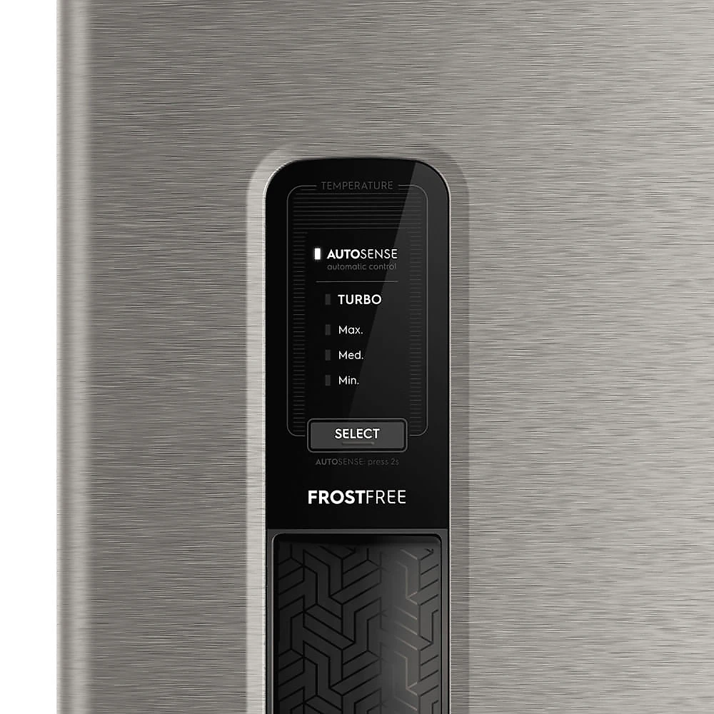 Geladeira Electrolux Frost Free 380L AutoSense Inverter Duplex Look IF41S Inox - 110V