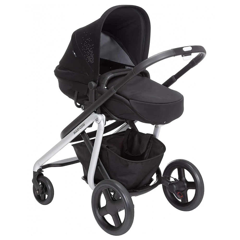 Carrinho de Bebê Multifuncional Modular Maxi Cosi Lila, Preto