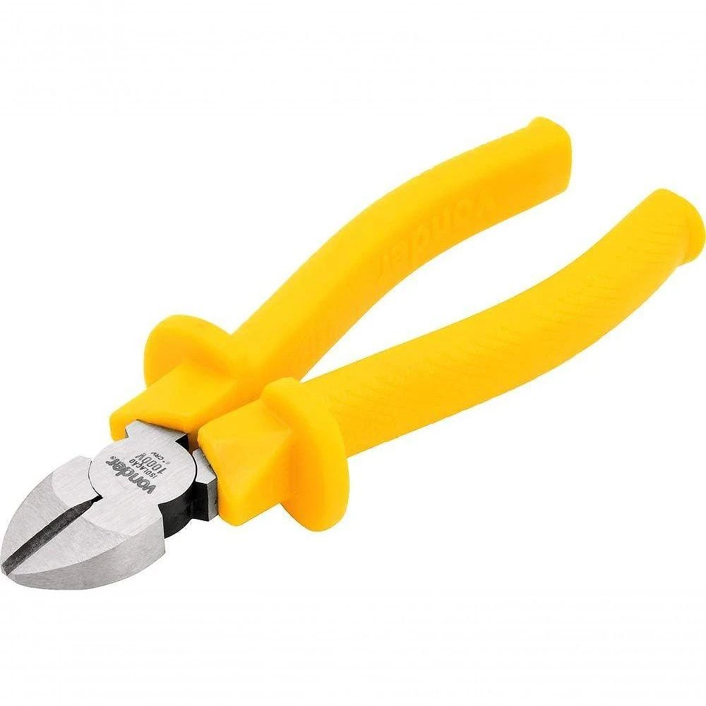Alicate de Corte Diagonal 6 Isolação Até 1000V Cabo Ergonômico Acolchoado Yellow Vonder