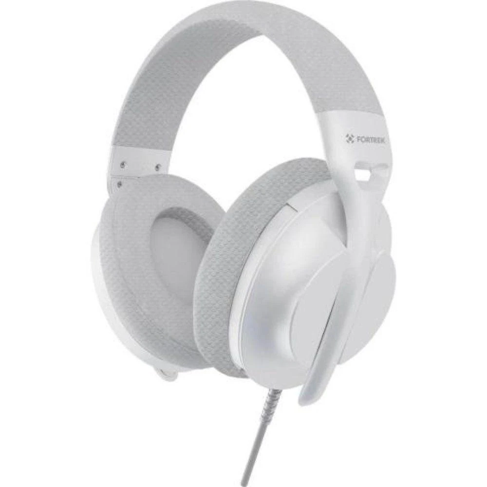 Headset 7.1 Fortrek Wise USB com Microfone Retrátil Branco