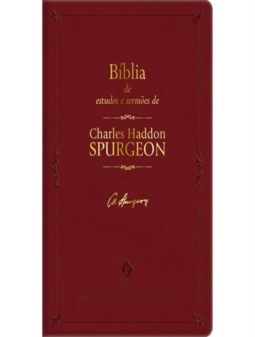 Biblia De Estudos E Sermoes Decharles H. Spurgeon - Bordo
