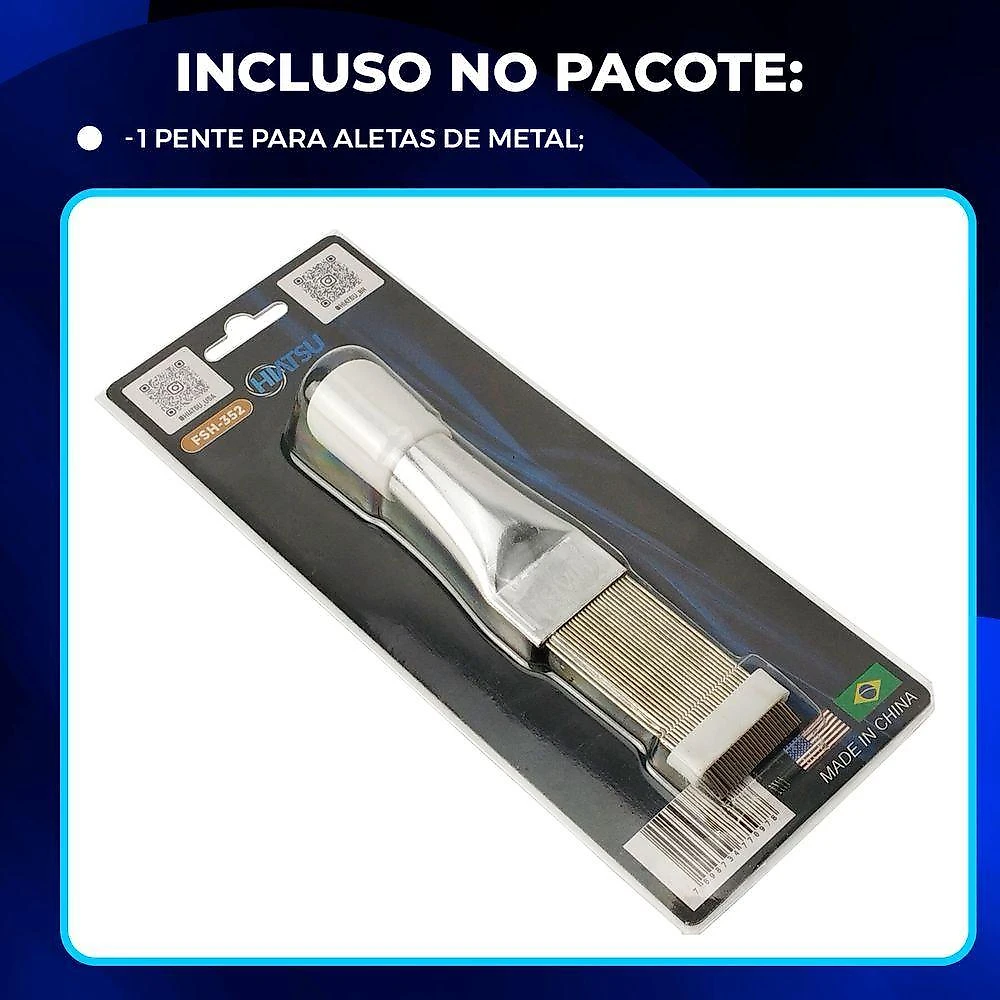 Pente Para Aletas De Metal Fsh-352 Hiatsu Ferramenta Para Refrigeração 3 Unidades