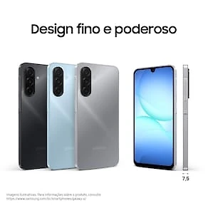 Celular Samsung Galaxy A17 4G Tela 6.7" 128GB Super AMOLED Câmera Tripla 50MP Azul
