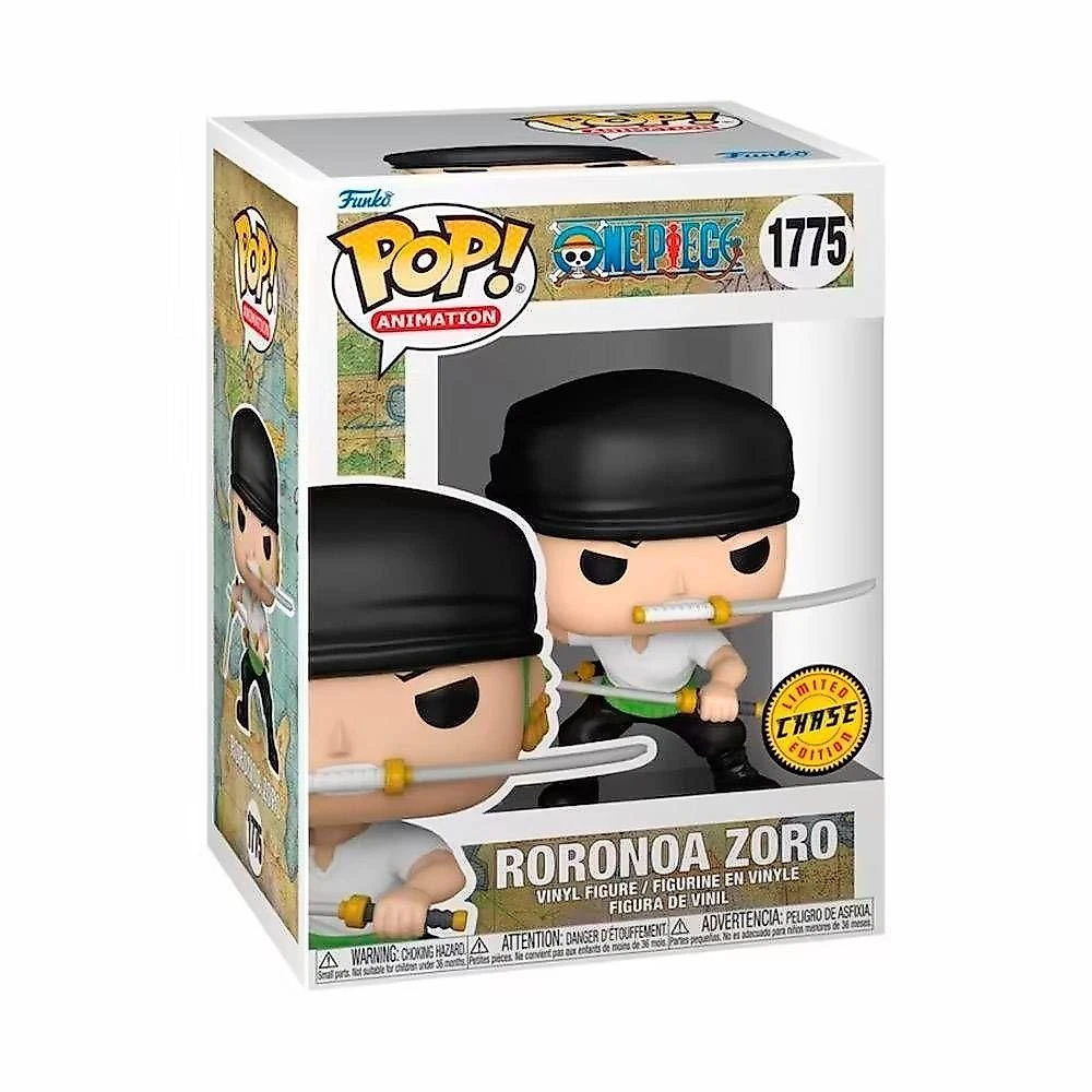 Boneco Funko Pop! One Piece - Zoro Com Duas Espadas Com Chase
