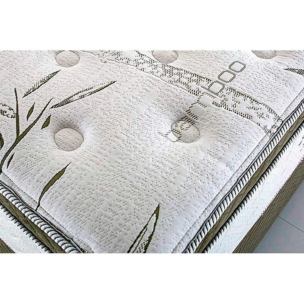 Cama Box Casal: Colchão Molas Masterpocket Ensacadas Herval Imperatore Eco Bamboo + Base Crc Corano White (138x188)