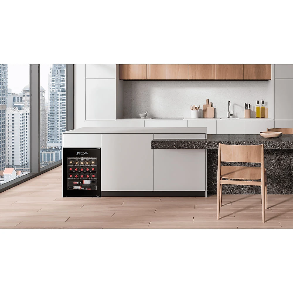 Adega de Vinhos Midea Inverter para 24 Garrafas com até 18°C - MDRW110FGGGL3 Bivolt