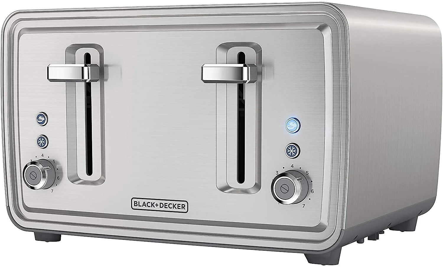 BLACKDECKER Torradeira, c/ 4 fatias, 1600 W, 110V, prata.