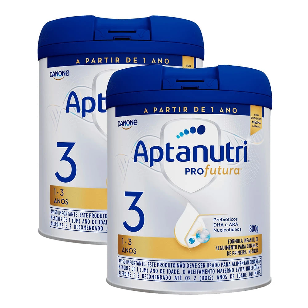 Kit 2 Fórmula Infantil Aptanutri Profutura 3 800g