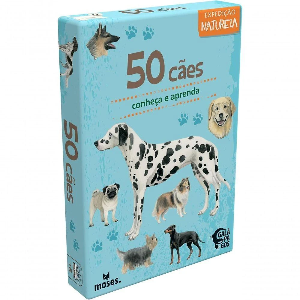 Jogo de Tabuleiro 50 Cães Leve e Estratégico Amarelo Galápagos