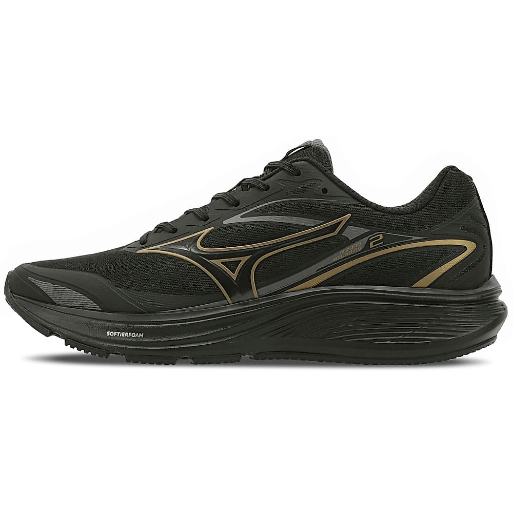 Miniatura Tênis de Corrida Masculino Mizuno Atlantis 2 Preto - 38