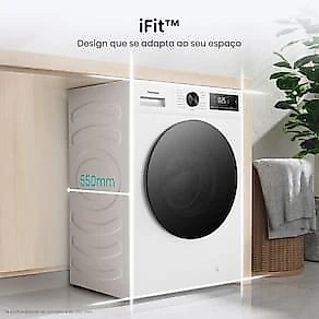 Lava e Seca Hisense WD1i11 11kg Lava e 7kg Seca Branca Inverter 1400 RPM 110V