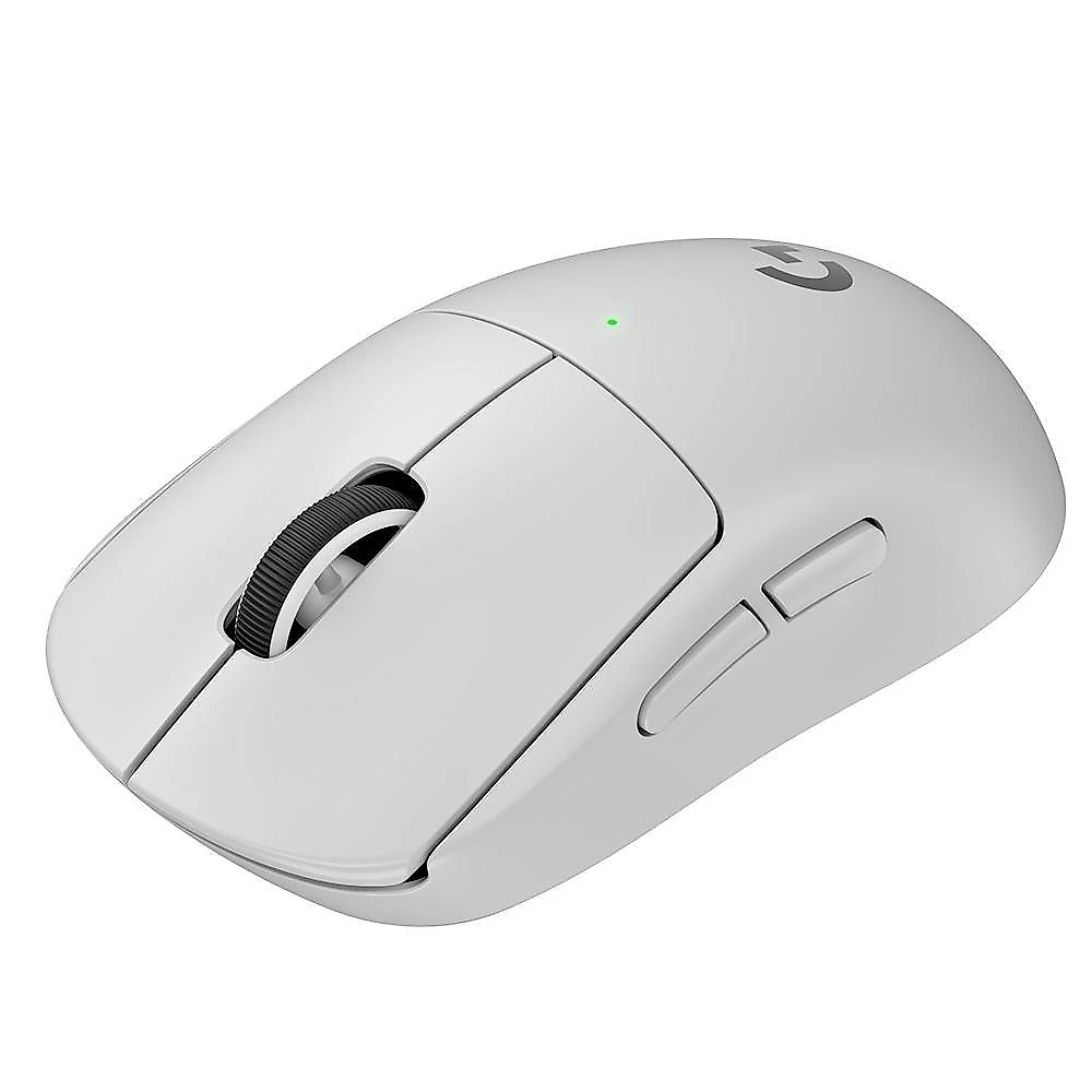 Mouse Gamer Sem Fio Logitech G Pro X Superlight 2 com Lightspeed, 32000 DPI, Sensor Hero 2, com Bateria Recarregável, Branco - 910-006637