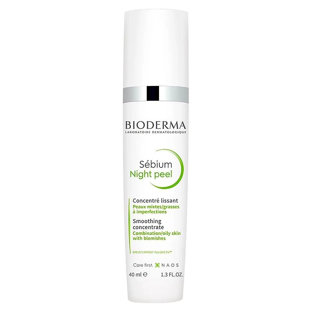 Sérum facial concentrado renovador para peles oleosas e acneicas bioderma sebium night peel 40ml