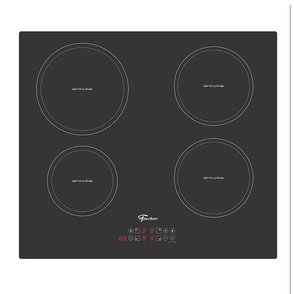 Cooktop de Indução Fischer 4 Bocas Vitrocerâmica com Touch Screen 33243
