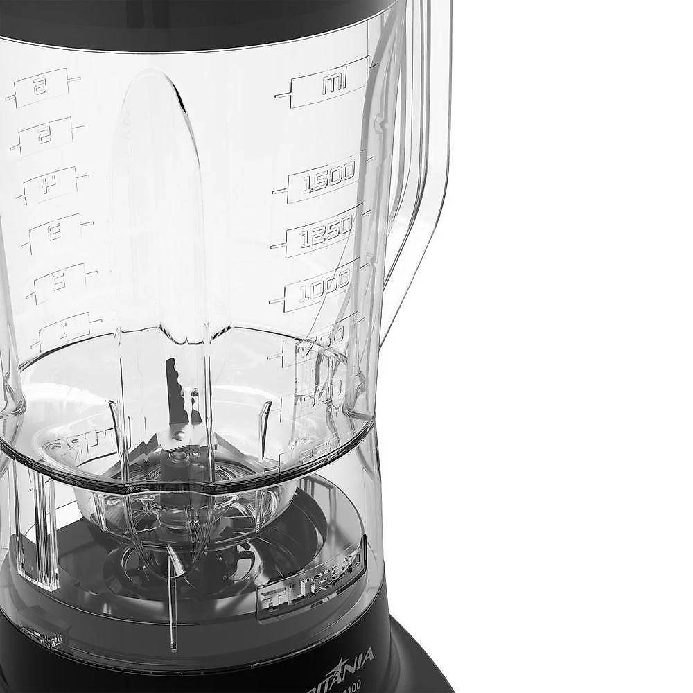Liquidificador Britânia 2,6L 4 Velocidades Preto Diamante 1100 220V