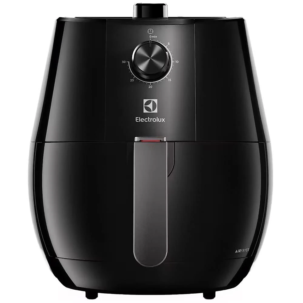 Fritadeira elétrica sem Óleo air fryer electrolux eaf10 efficient por rita lobo com 3,2l - preta 220