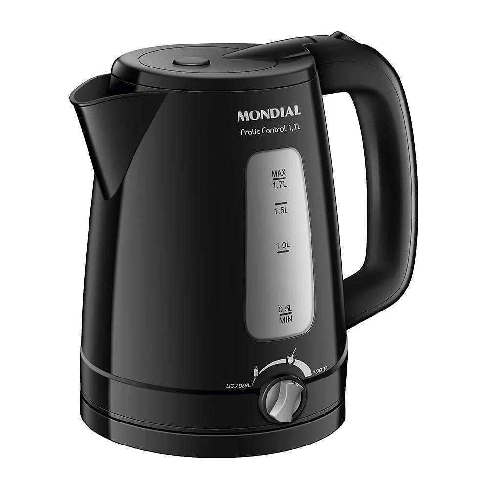 Chaleira elétrica mondial ce-17-bc pratic control 17l preto 220v