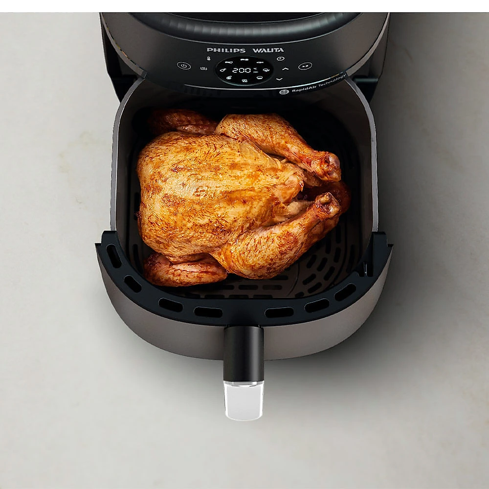 Fritadeira Airfryer Philips Walita Digital Série 2000 XL 1700W Preta - NA239 110