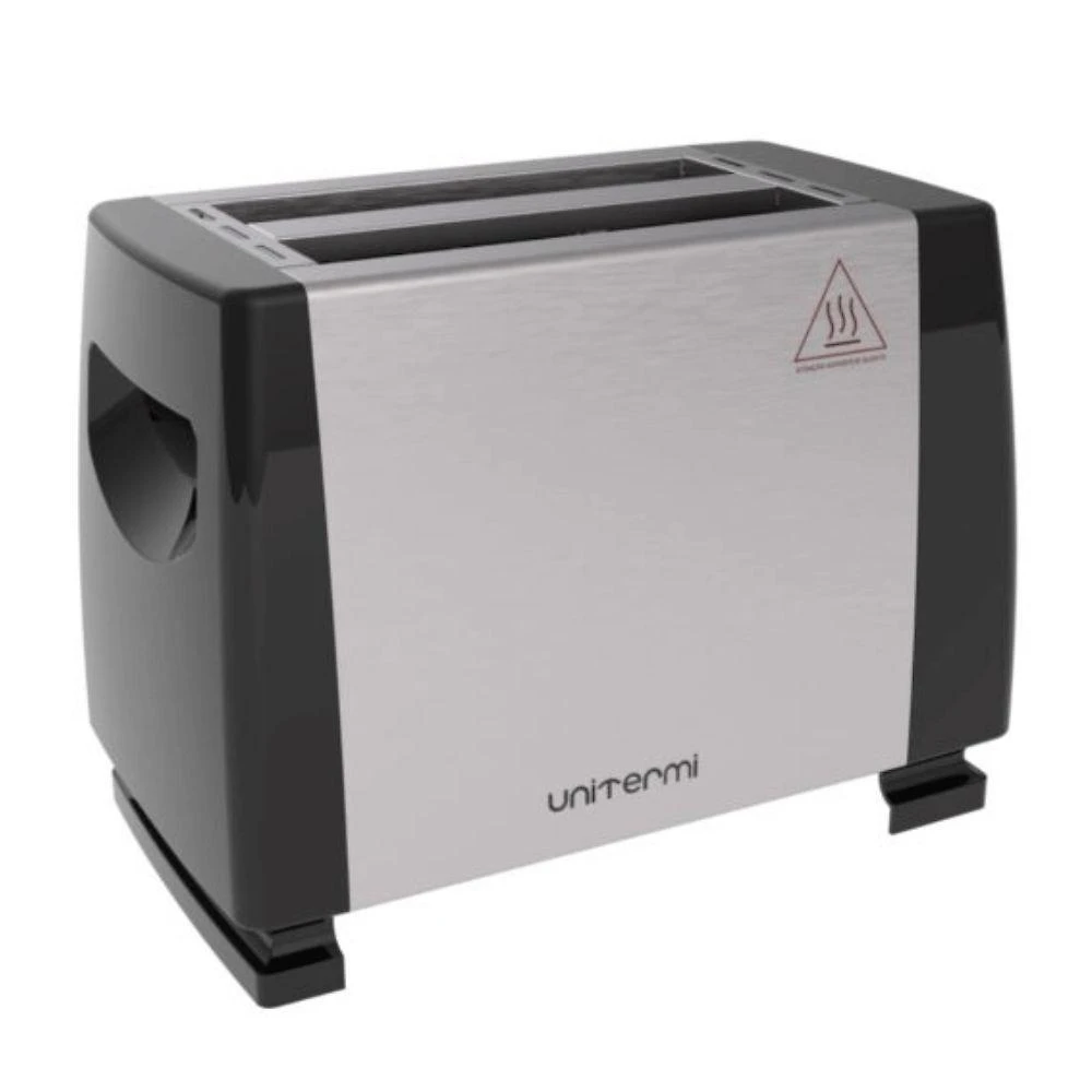 Torradeira Elétrica Inox Aquecimento Rápido 110V Inox Unitermi