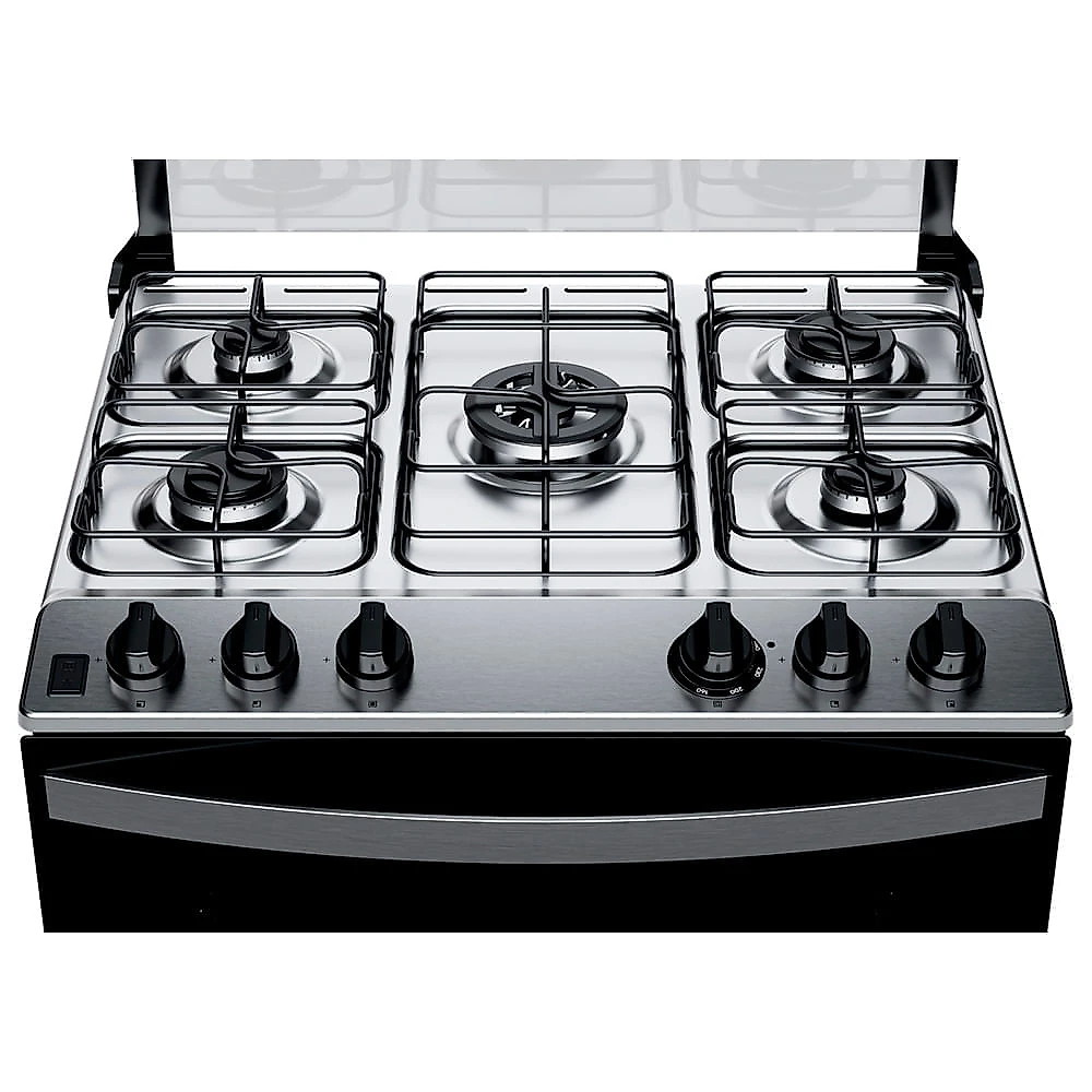 Fogão de Piso Brastemp de 05 Bocas com Turbo Chama e Grill Inox - BFS5GDR 110