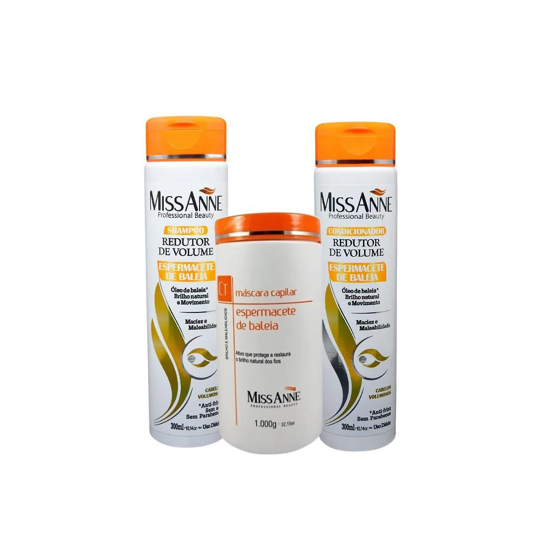 Miniatura Kit Espermacete De Baleia Shampoo Condicionador Mascaras 1Kg