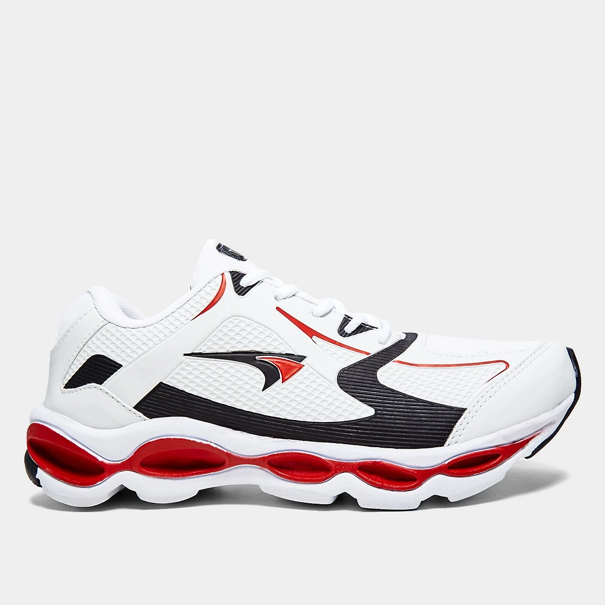 Miniatura Tênis Tryon Impacto Masculino Branco+Vermelho - 34